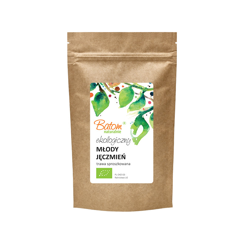 Młody jęczmień zielony (trawa w proszku) BIO 200 g - Batom