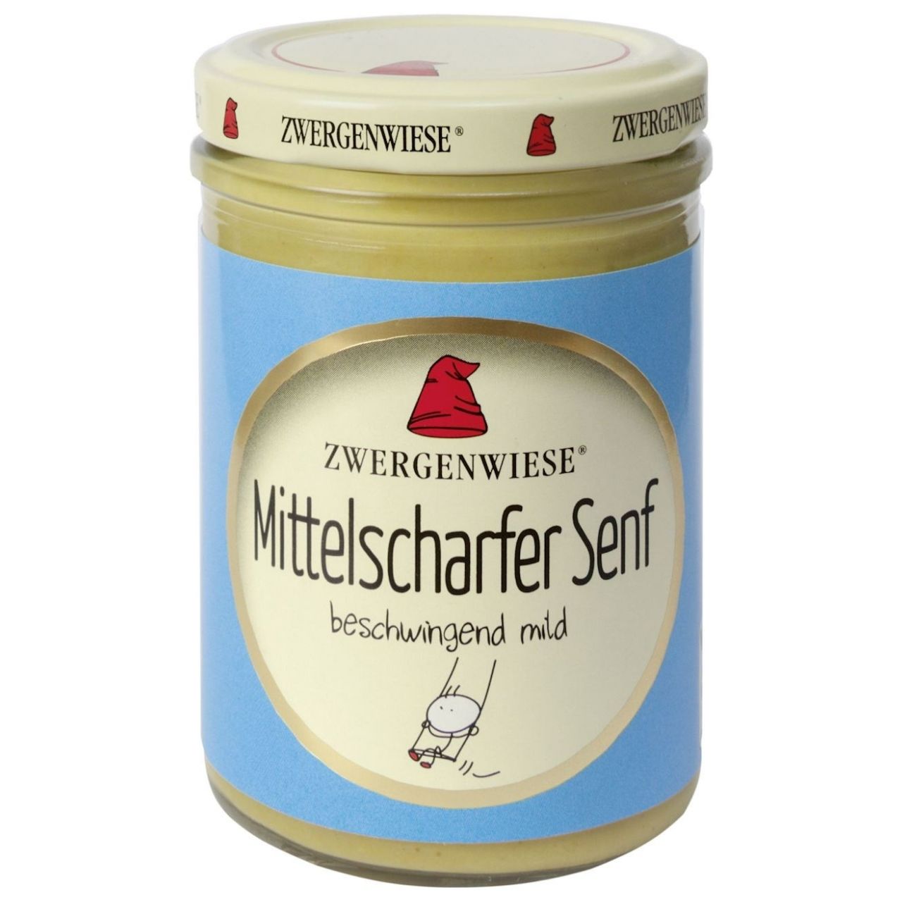 Musztarda średnio ostra BIO 160 g - Zwergenwiese