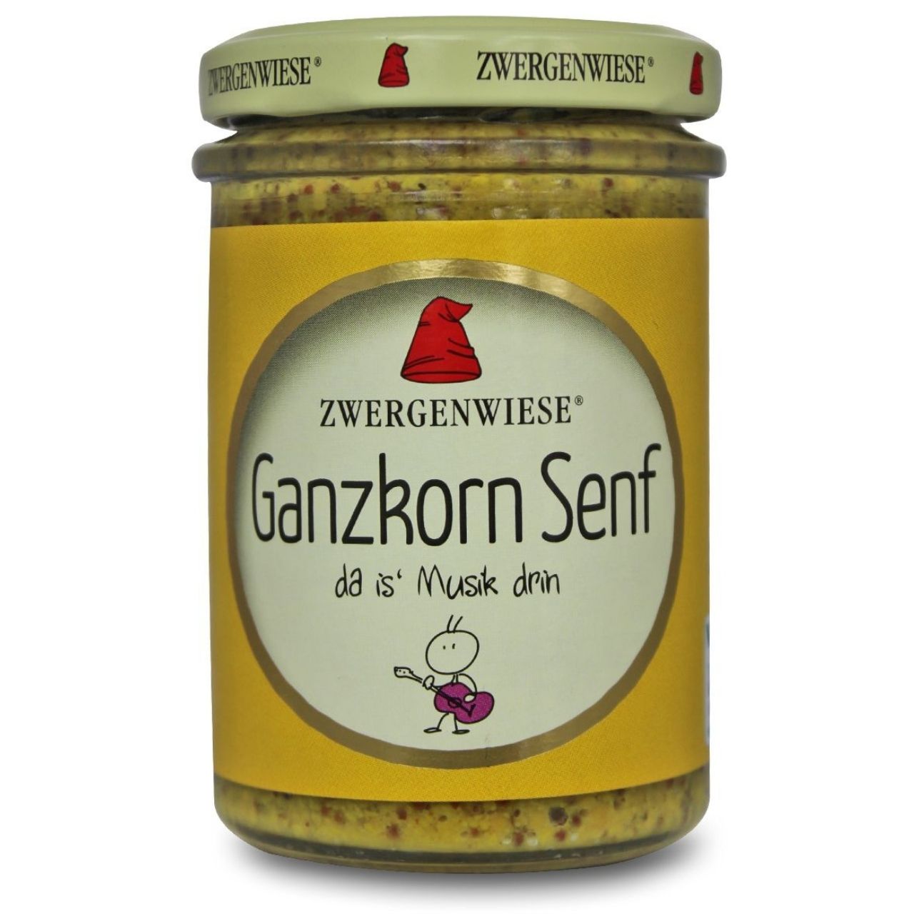 Musztarda z całymi ziarnami BIO 160 ml - Zwergenwiese