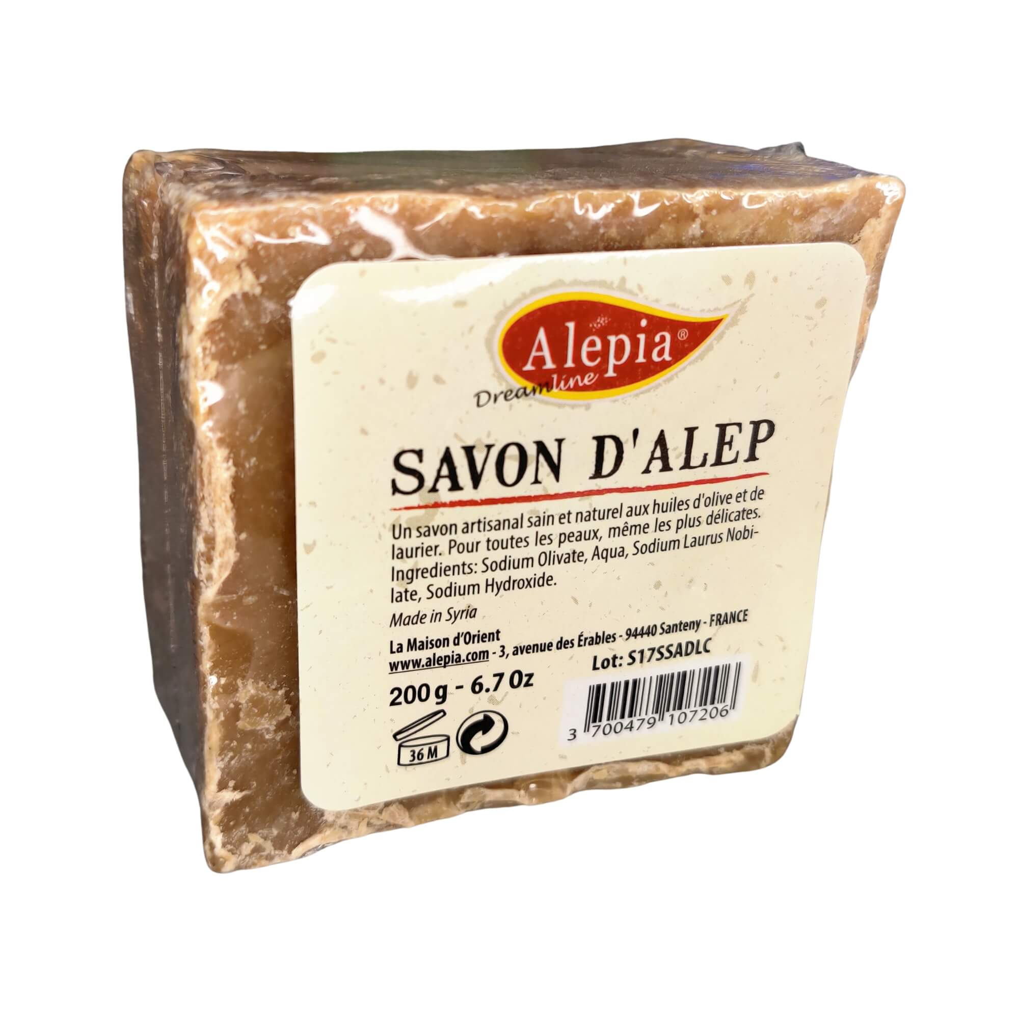 Mydło Aleppo 1% oleju laurowego 200 g - Alepia