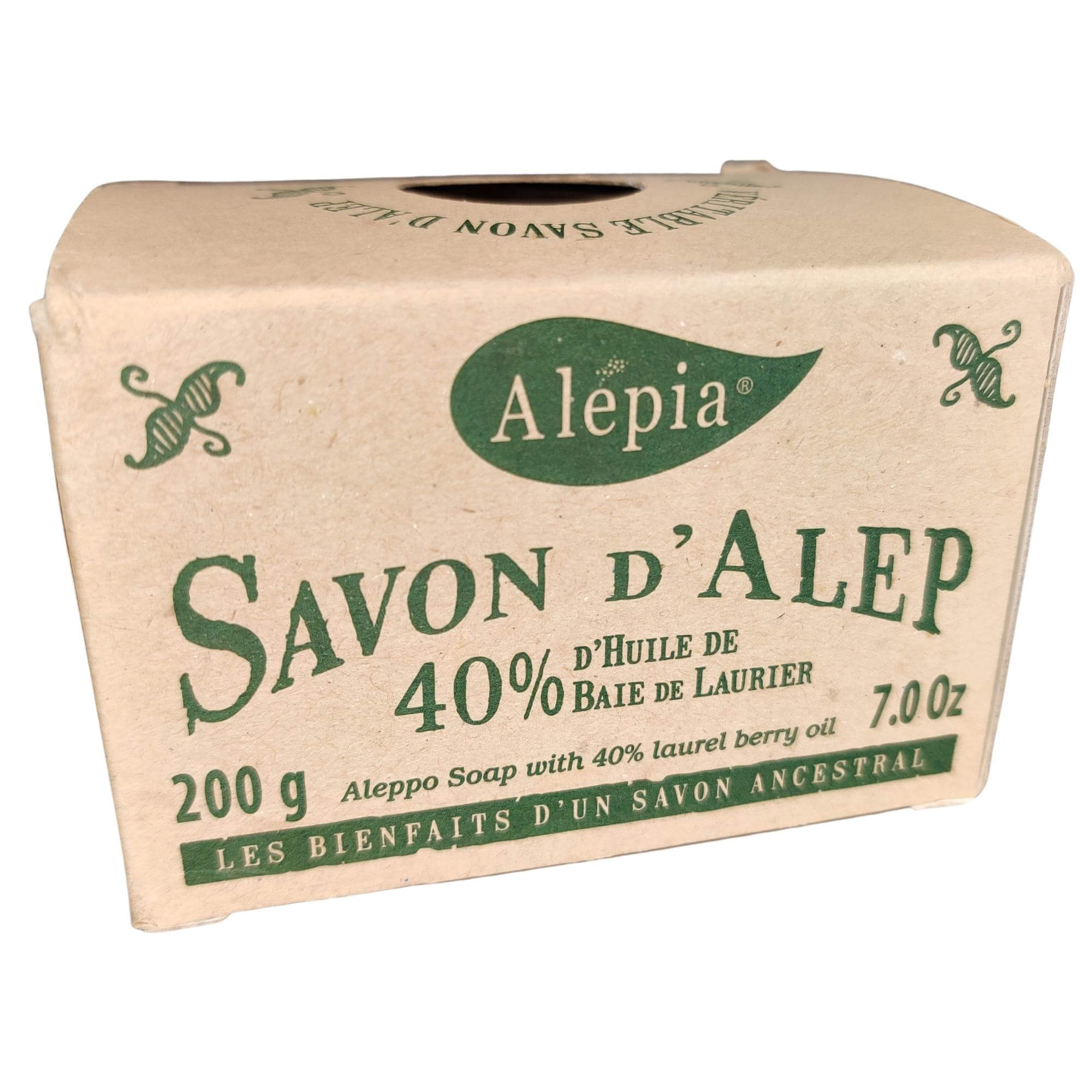 Mydło Aleppo 40% oleju laurowego 200 g - Alepia