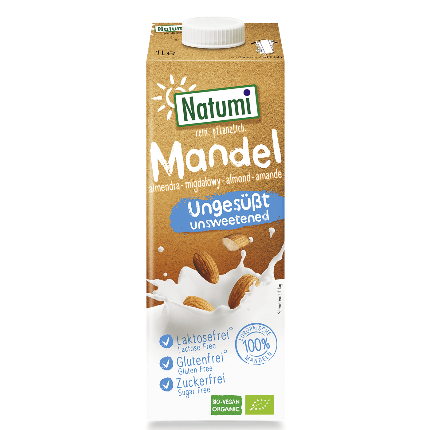 Napój migdałowy bez dodatku cukru BIO 1 L - Natumi