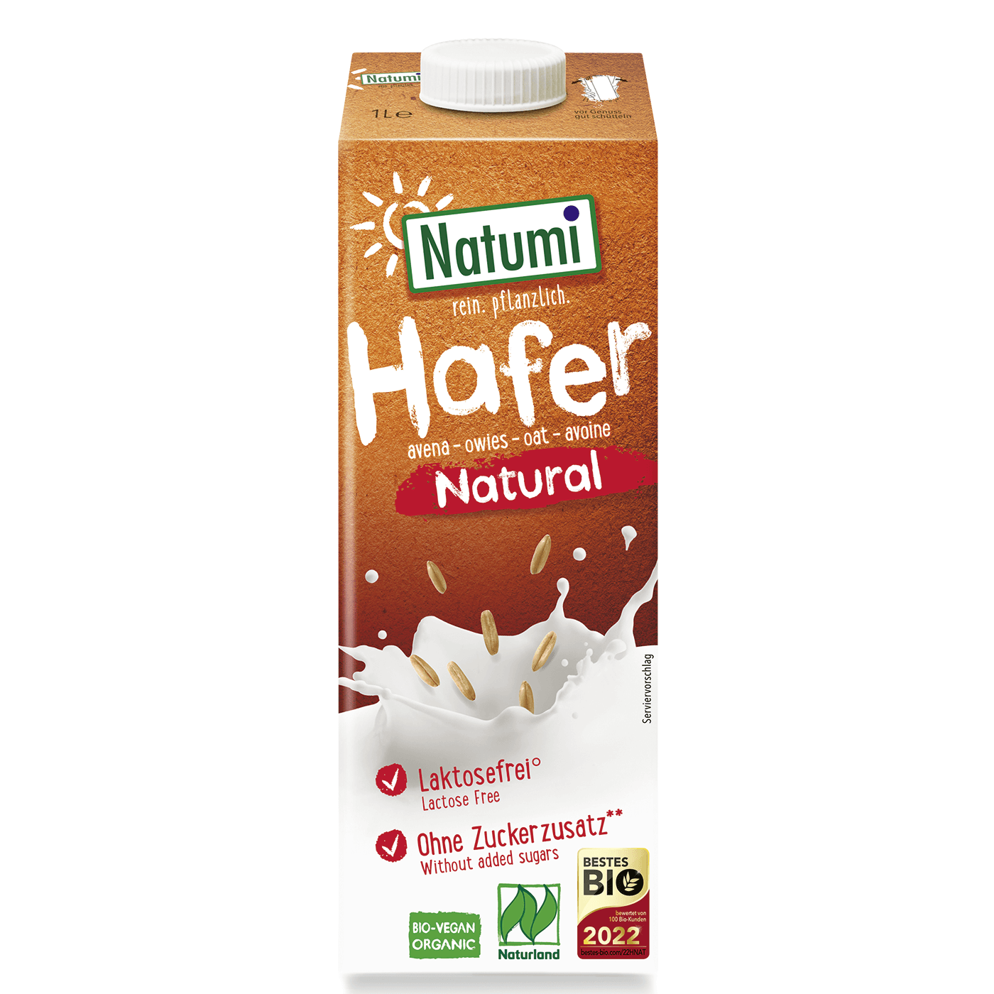 Napój owsiany bez dodatku cukru BIO 1 L - Natumi