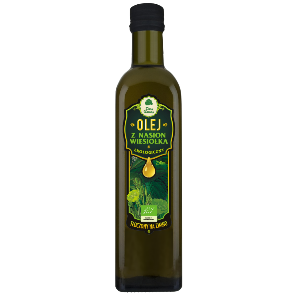 Olej z nasion wiesiołka tłoczny na zimno BIO 250 ml - Dary Natury