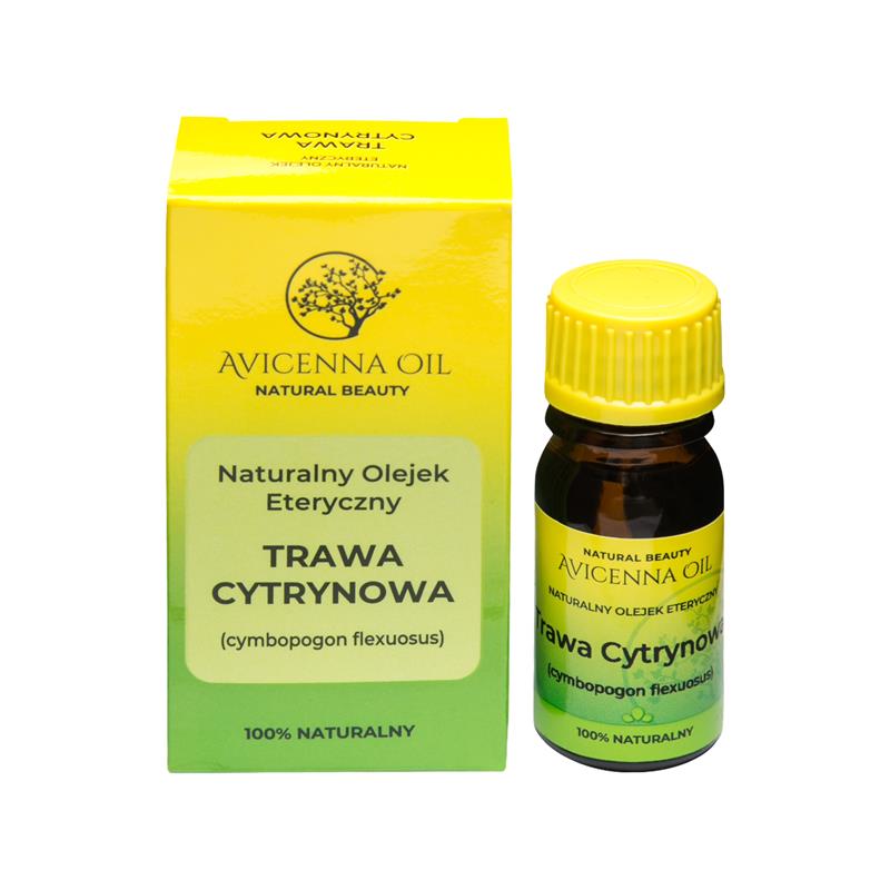 Olejek eteryczny trawa cytrynowa (lemongrasowy) 7 ml - Avicenna Oil