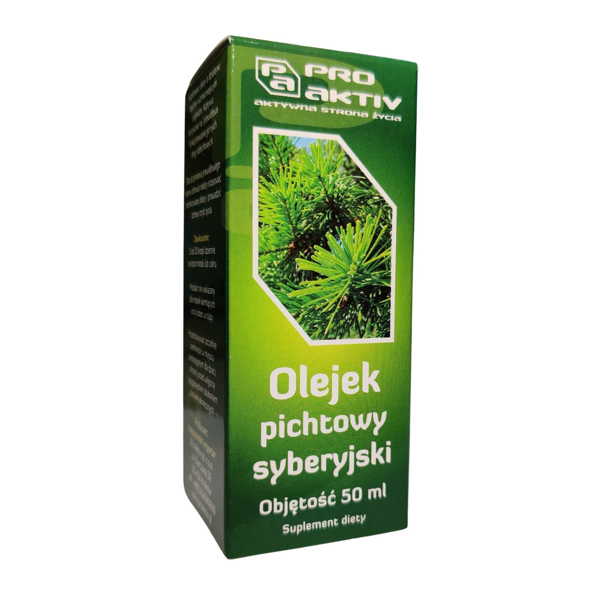Olejek pichtowy syberyjski