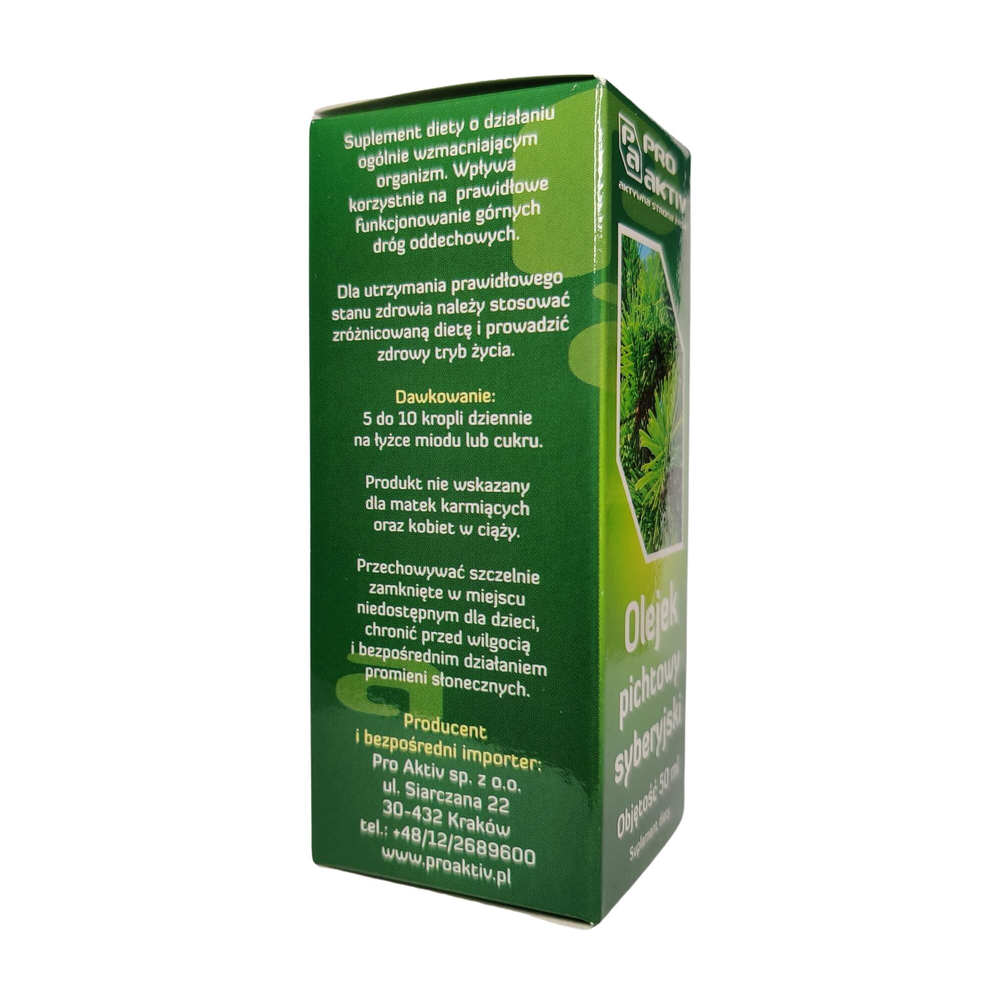 Olejek pichtowy syberyjski