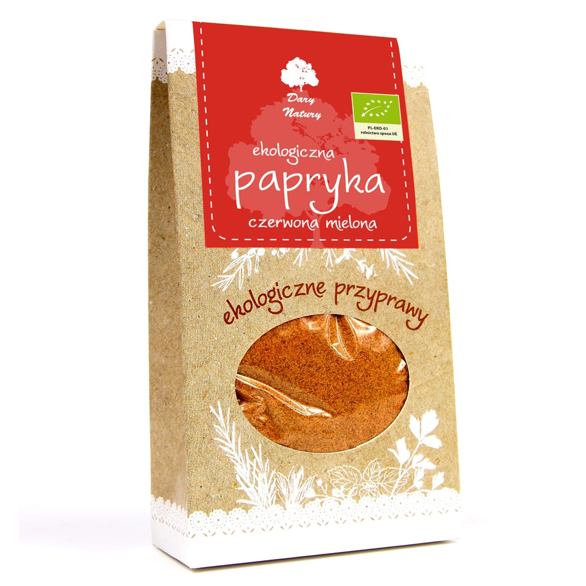 Papryka czerwona mielona BIO 50 g - Dary Natury