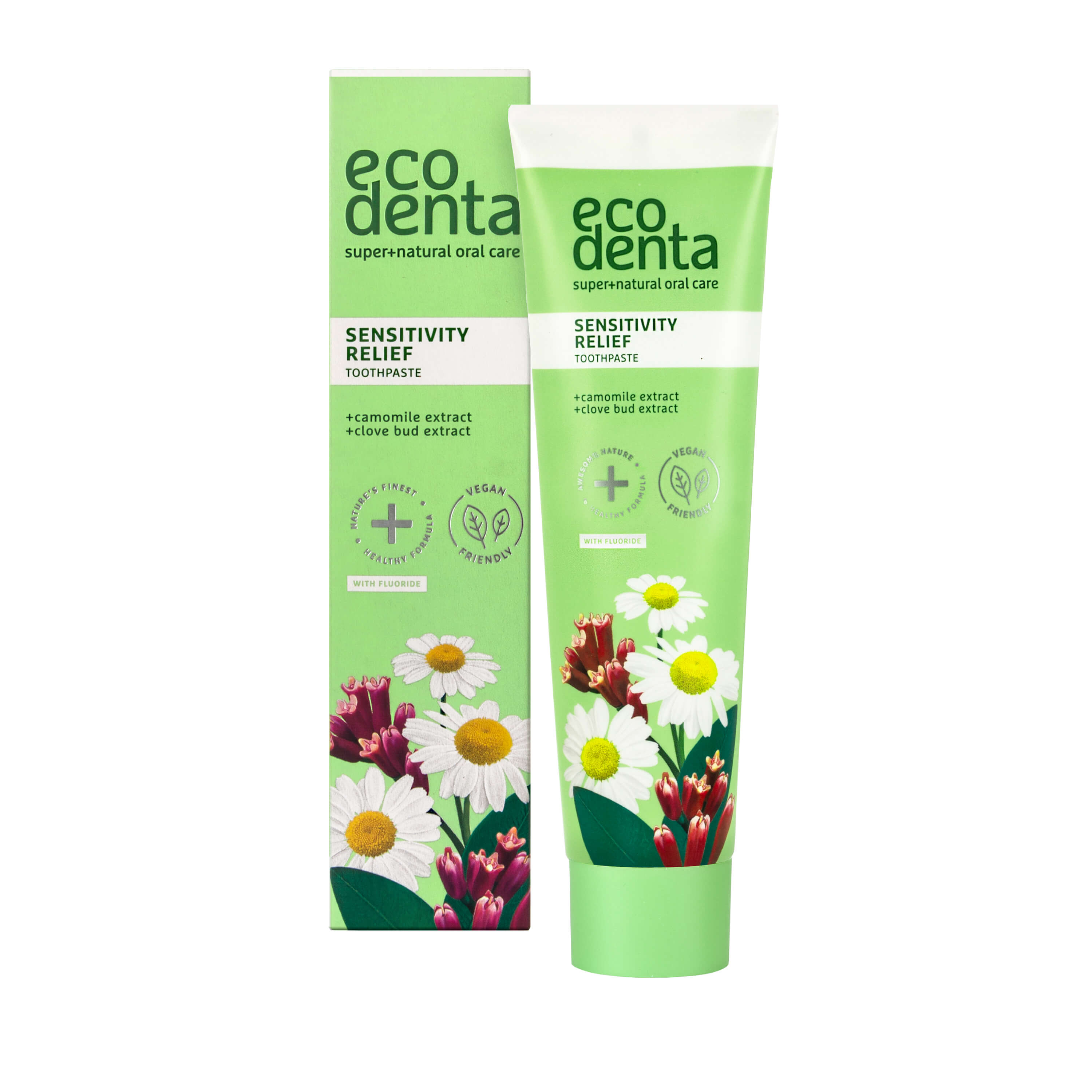 Pasta do zębów wrażliwych z rumiankiem i goździkiem (Sensitivity Relief) 100 ml - Ecodenta