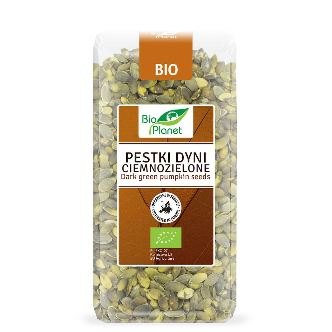 Pestki dyni ciemnozielone europejskie BIO 350 g - Bio Planet