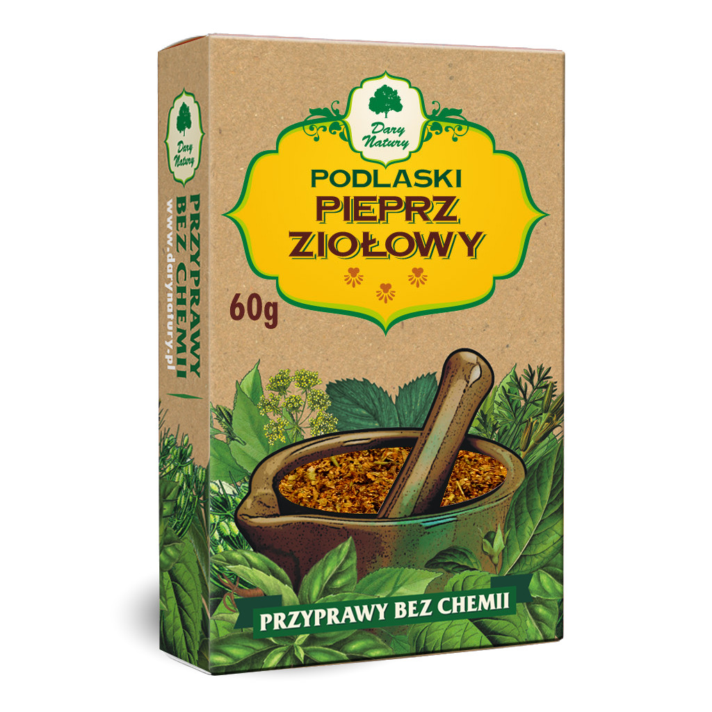 Pieprz ziołowy 60 g - Dary Natury