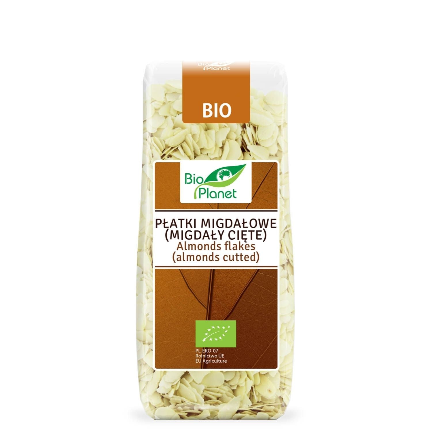 Płatki migdałowe (migdały cięte) BIO 100 g - Bio Planet