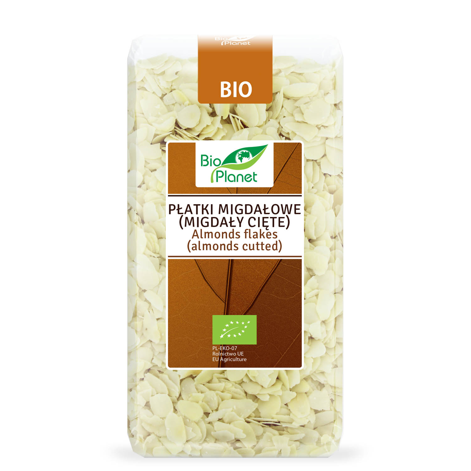 Płatki migdałowe (migdały cięte) BIO 300 g - Bio Planet