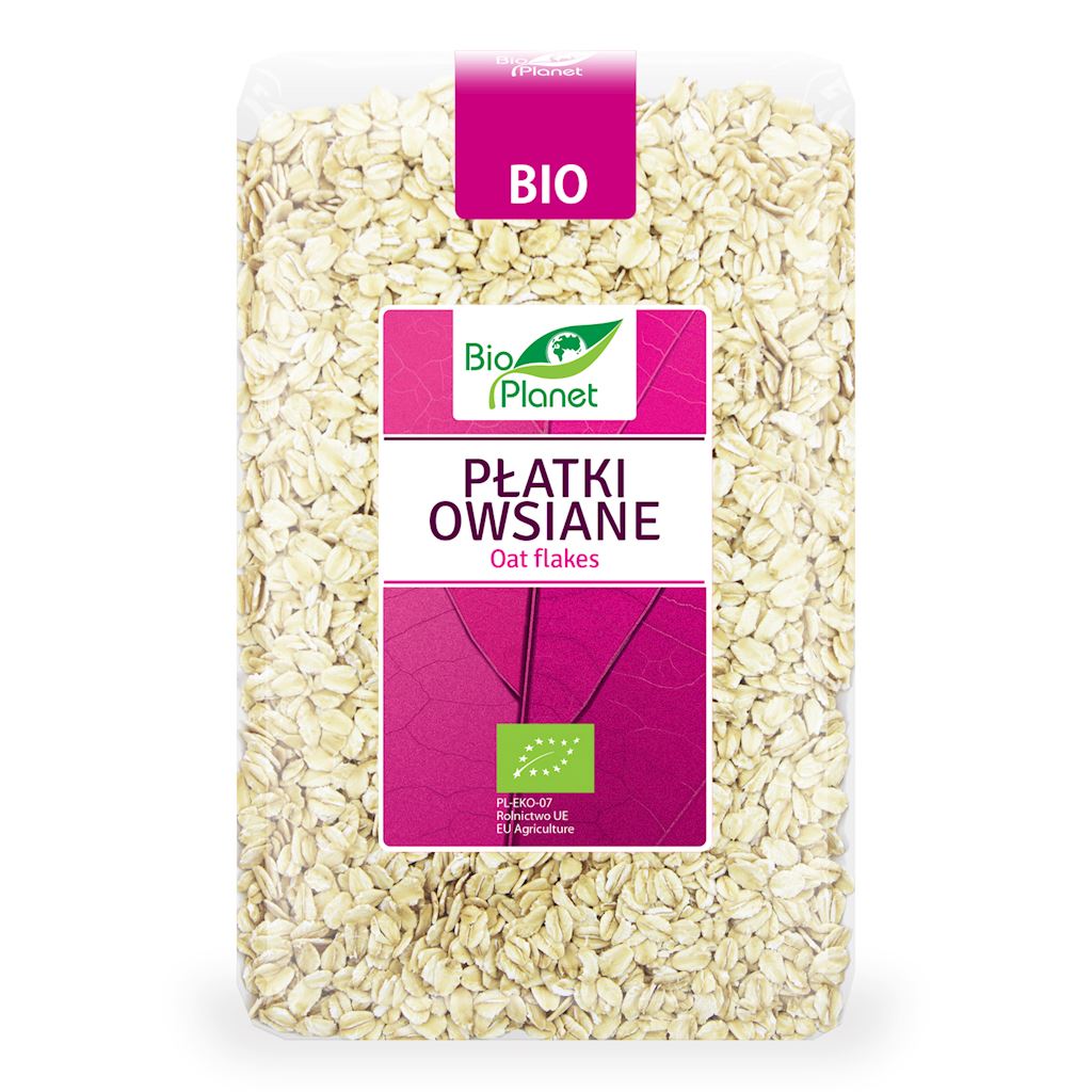 Płatki owsiane BIO 1 kg - Bio Planet