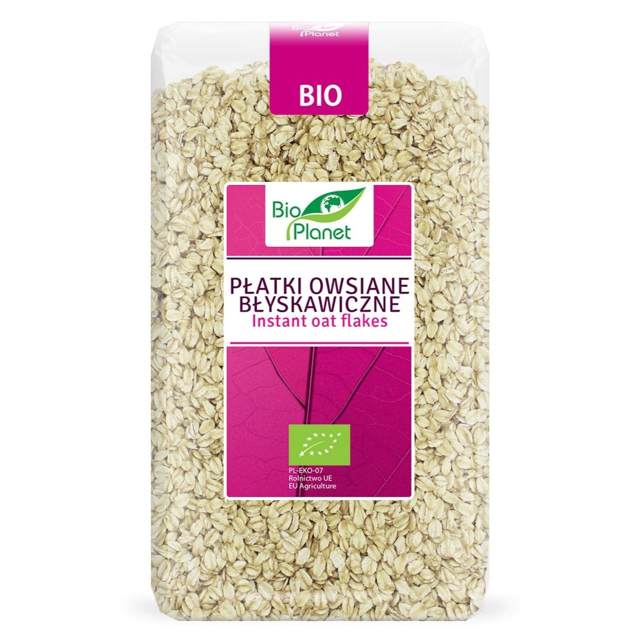 Płatki owsiane błyskawiczne BIO 600 g - Bio Planet
