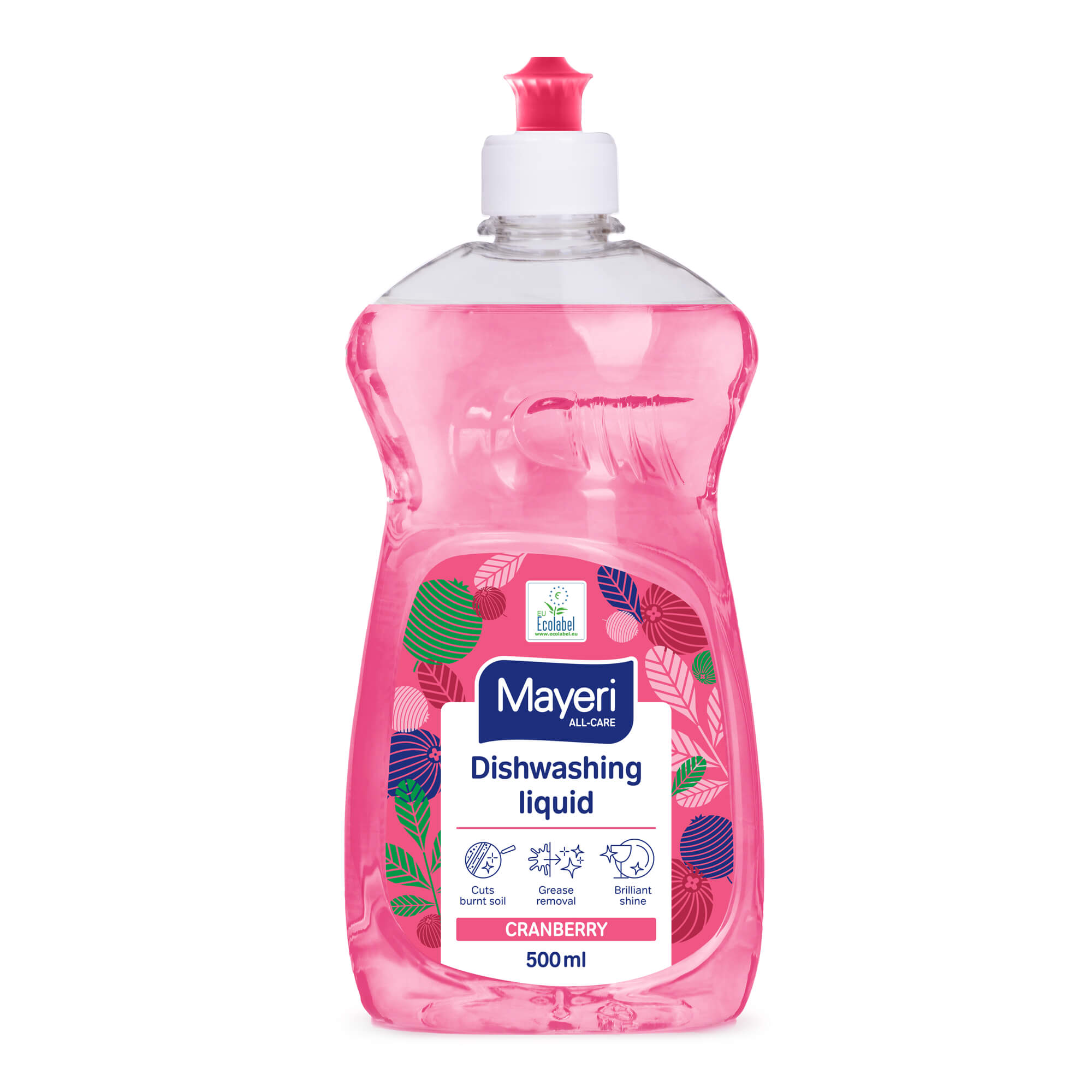Płyn do mycia naczyń żurawinowy BIO 500 ml - Mayeri