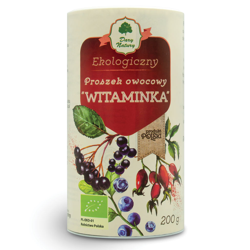 Proszek owocowy Witaminka BIO 200 g - Dary Natury
