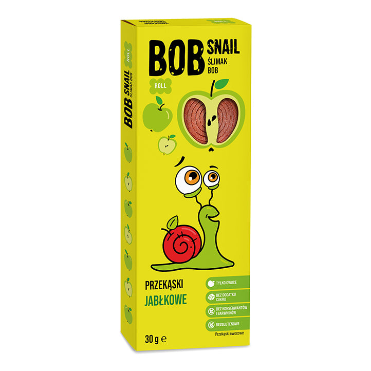 Przekąska jabłko bez dodatku cukru 30 g - Bob Snail