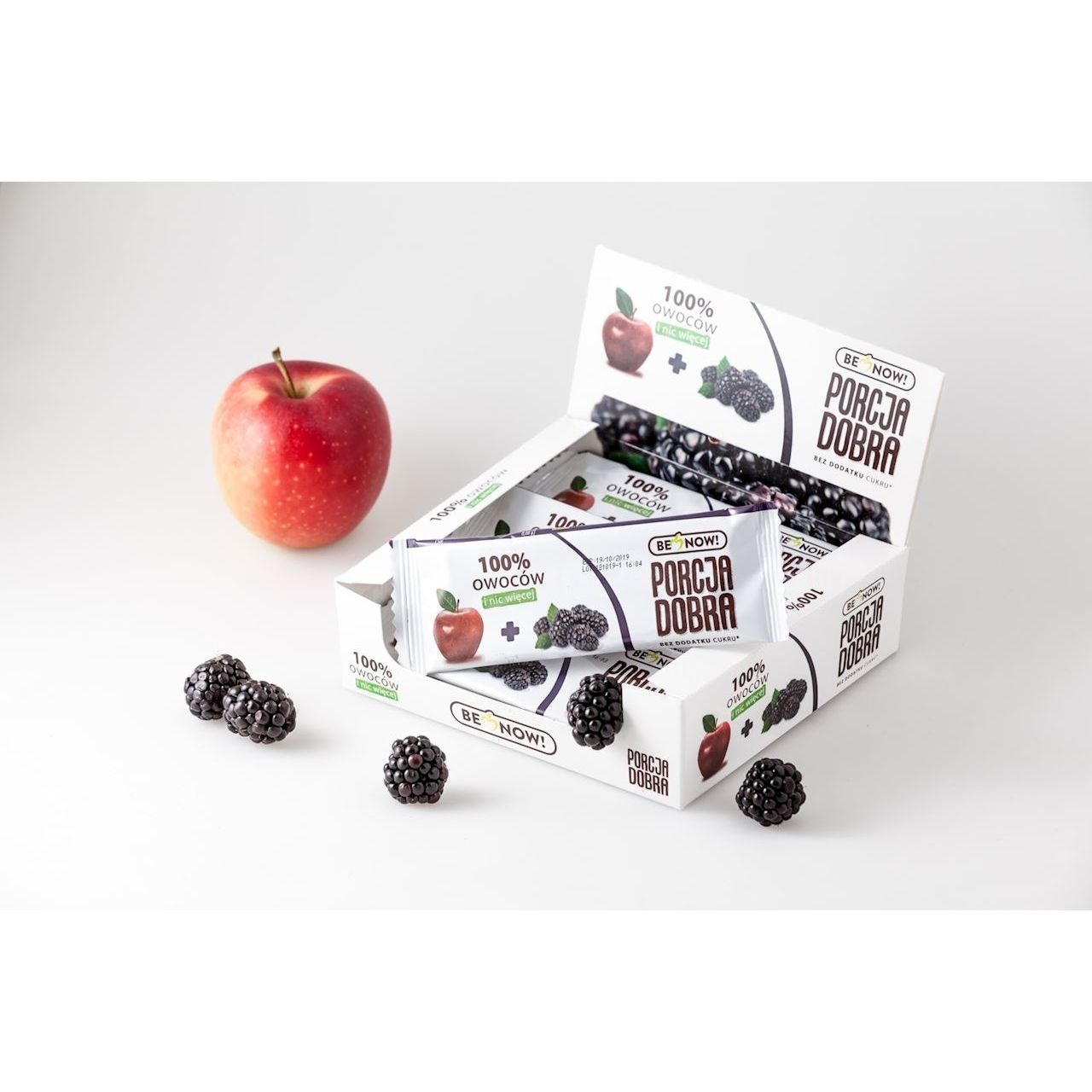 Przekąska jabłkowo - jeżynowa 16 g - Pure Life