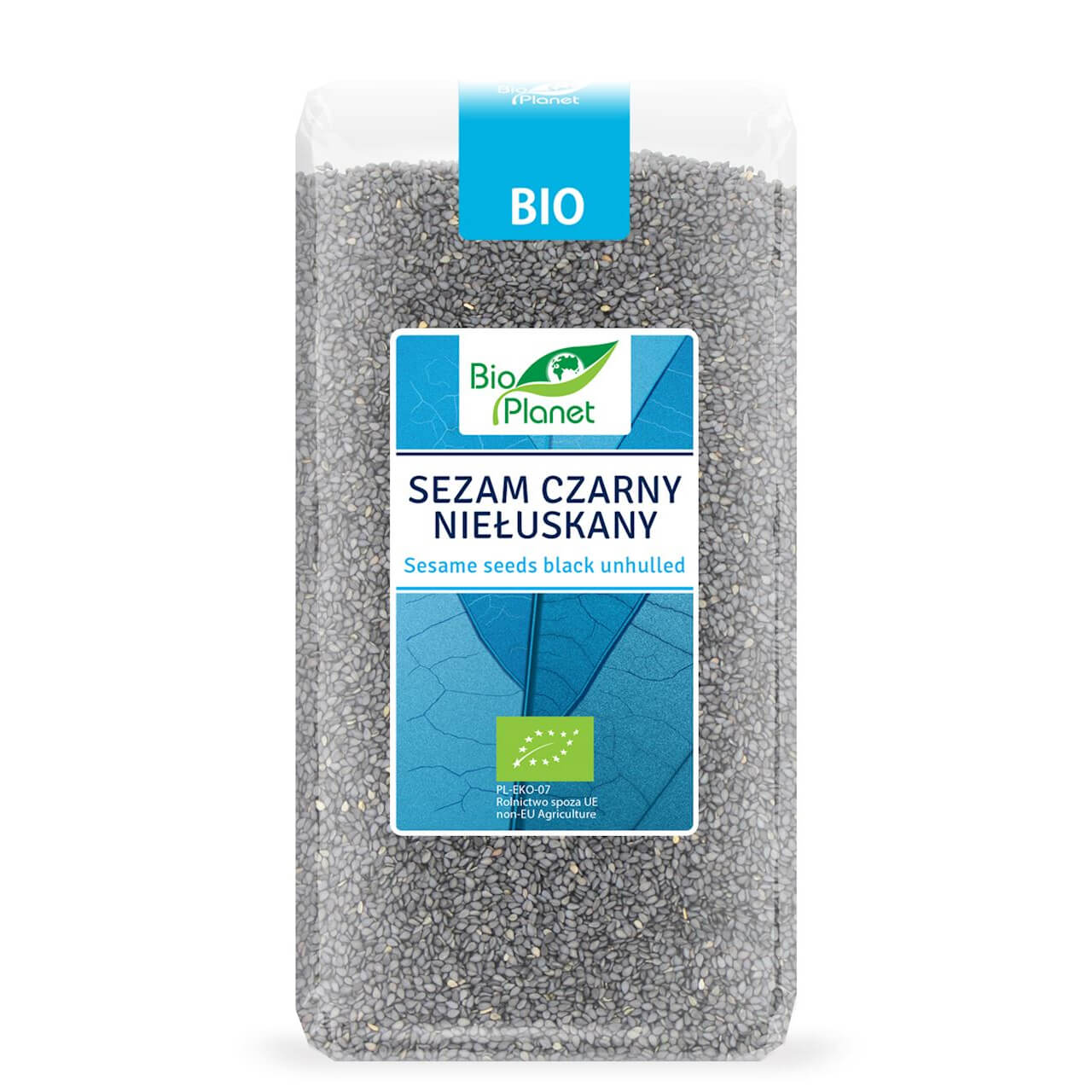 Sezam czarny niełuskany BIO 500 g - Bio Planet