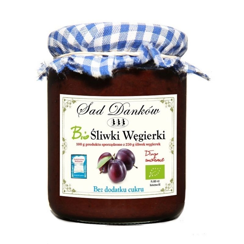 Śliwka węgierka bez dodatku cukru BIO 270 g - Sad Danków