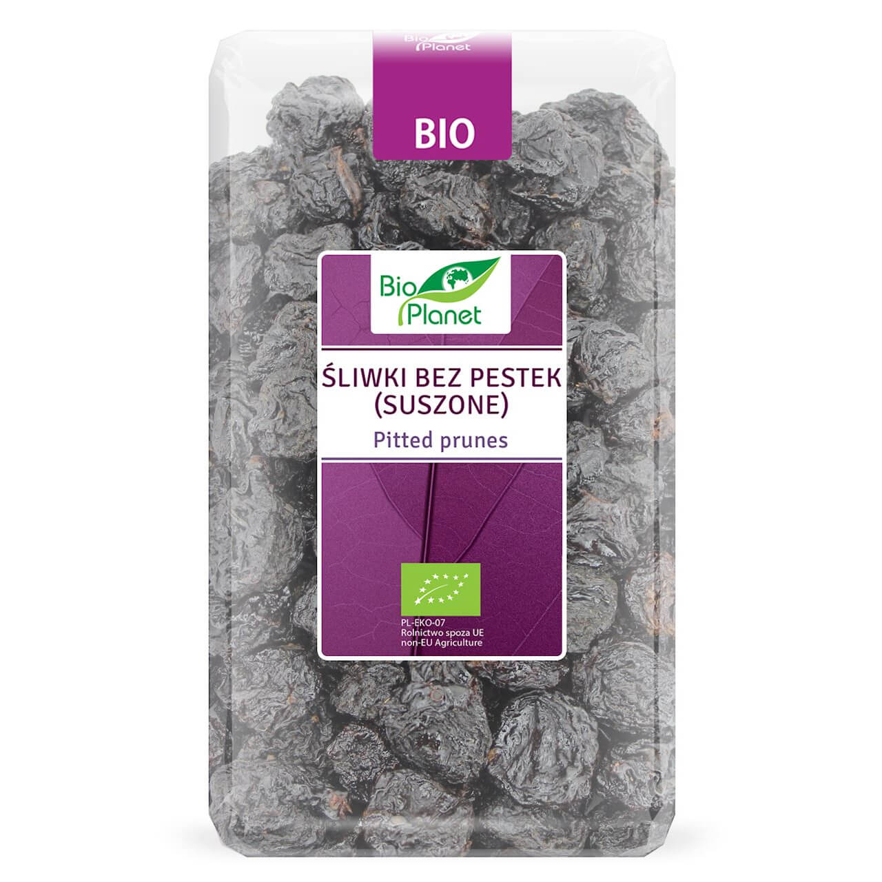 Śliwki bez pestek suszone BIO 1 kg - Bio Planet
