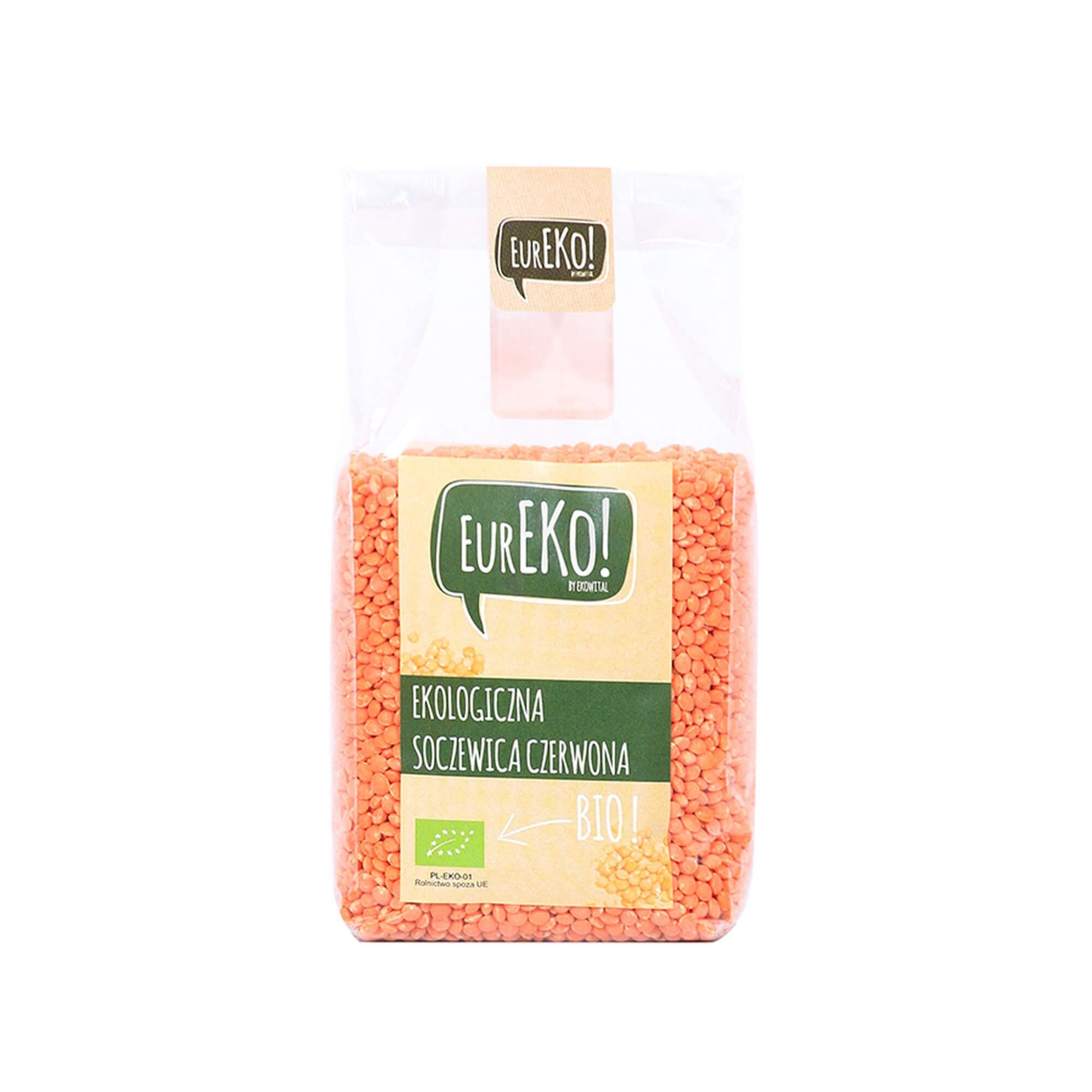 Soczewica czerwona BIO 400 g - Eureko