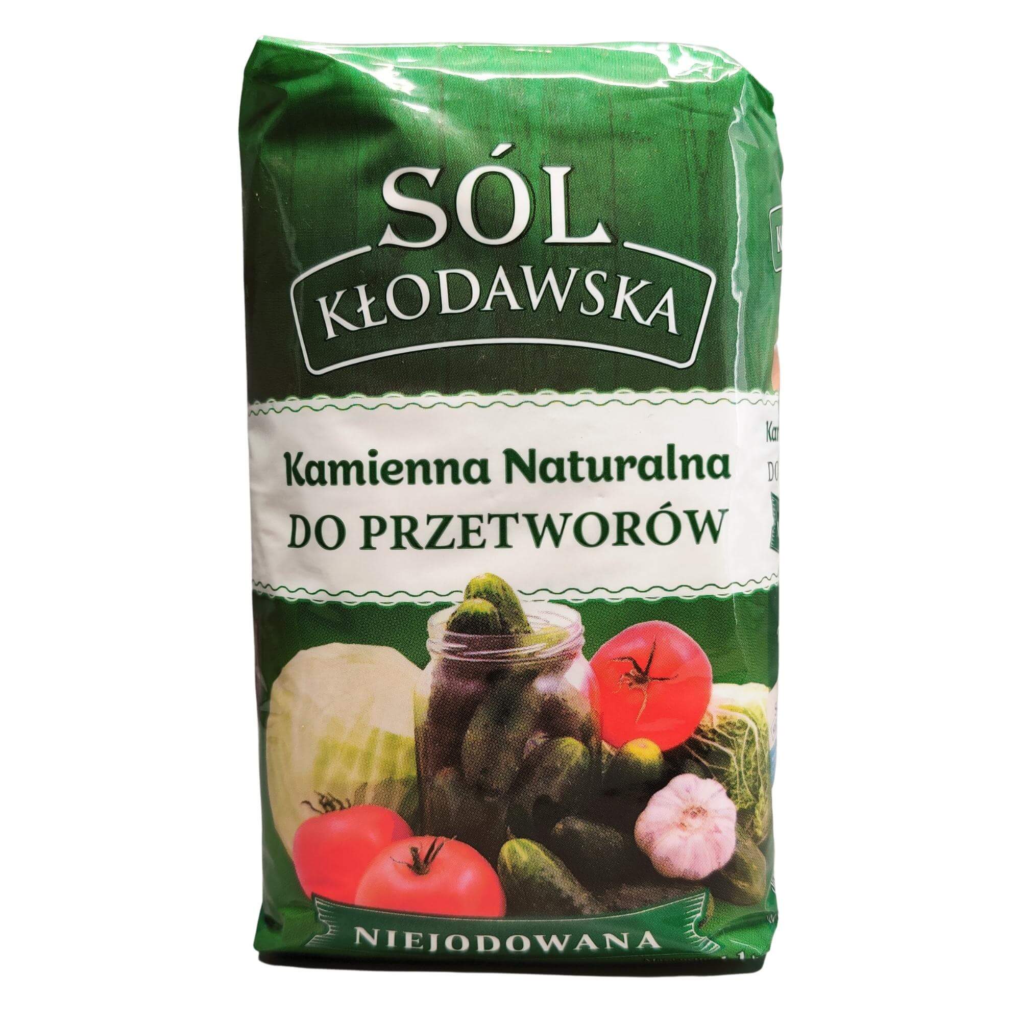 Sól kamienna naturalna niejodowana 1,1 kg - Kłodawa