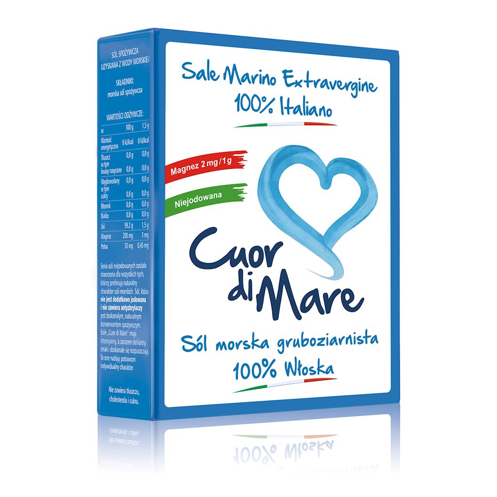 Sól morska gruboziarnista 1 kg - Cuor Di Mare