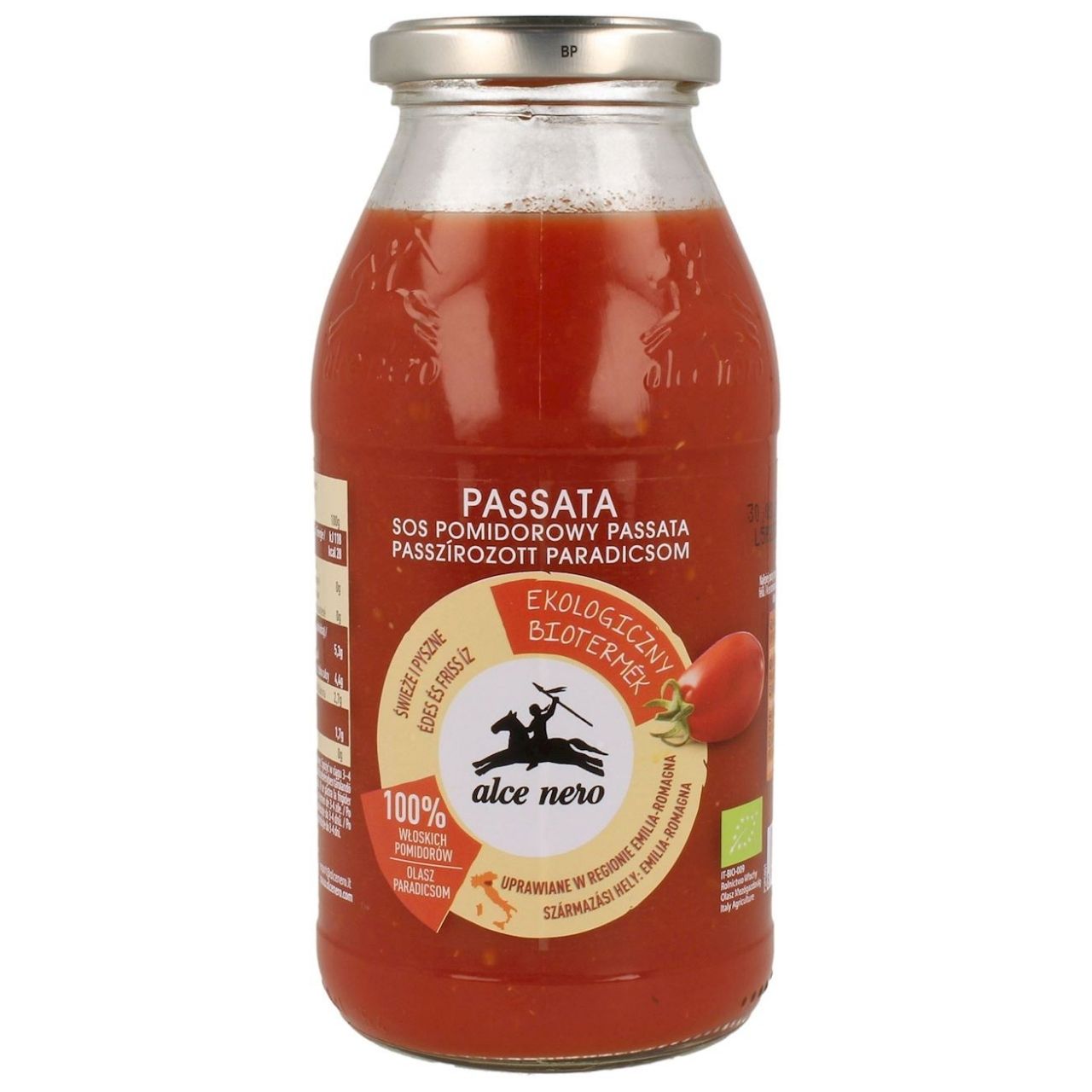 Sos pomidorowy passata BIO 500 g - Alce Nero