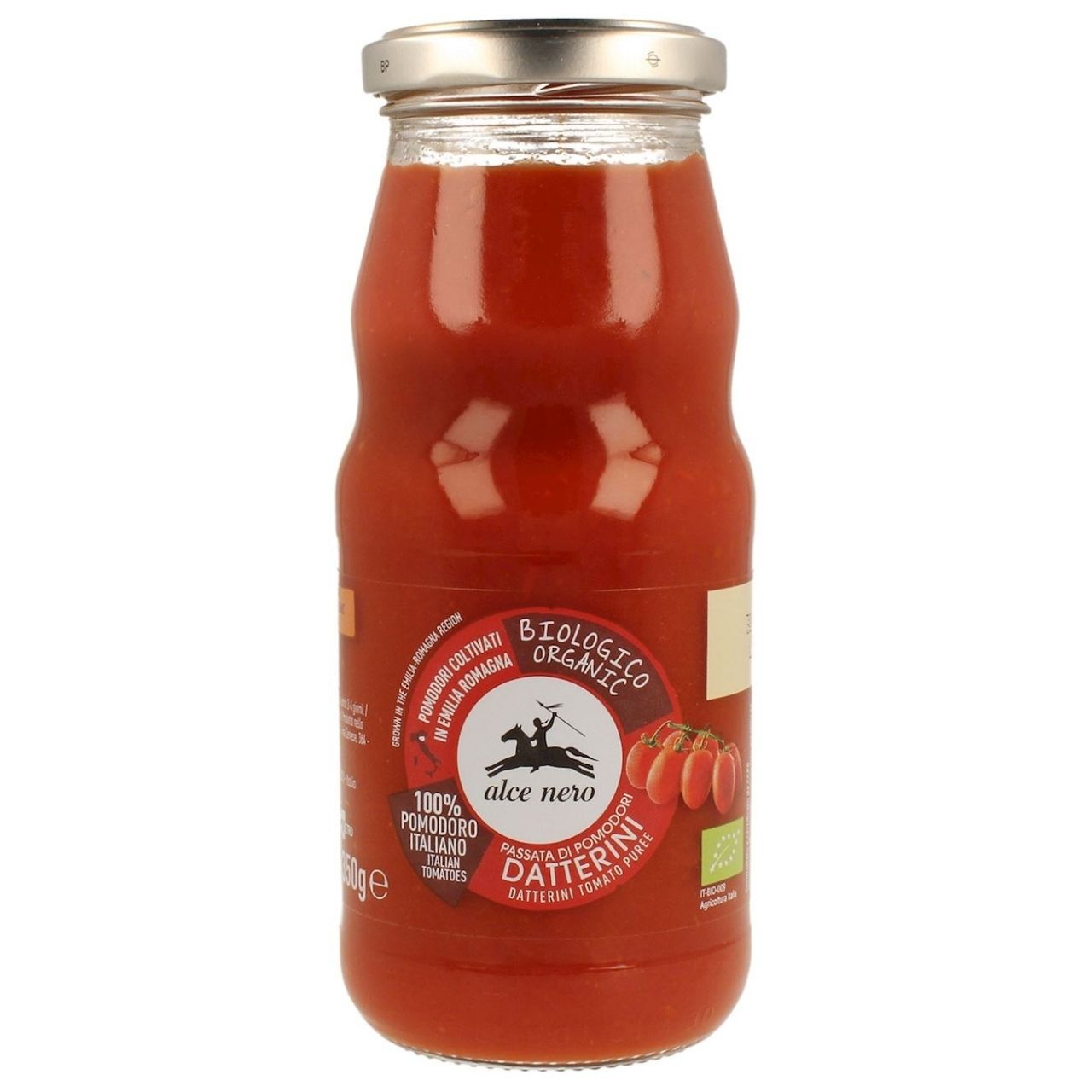 Sos pomidorowy passata z pomidorów daktylowych BIO 350 g - Alce Nero