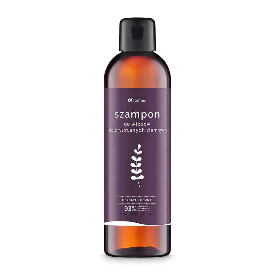 Szampon ziołowy do włosów ciemnych 250 ml - Fitomed