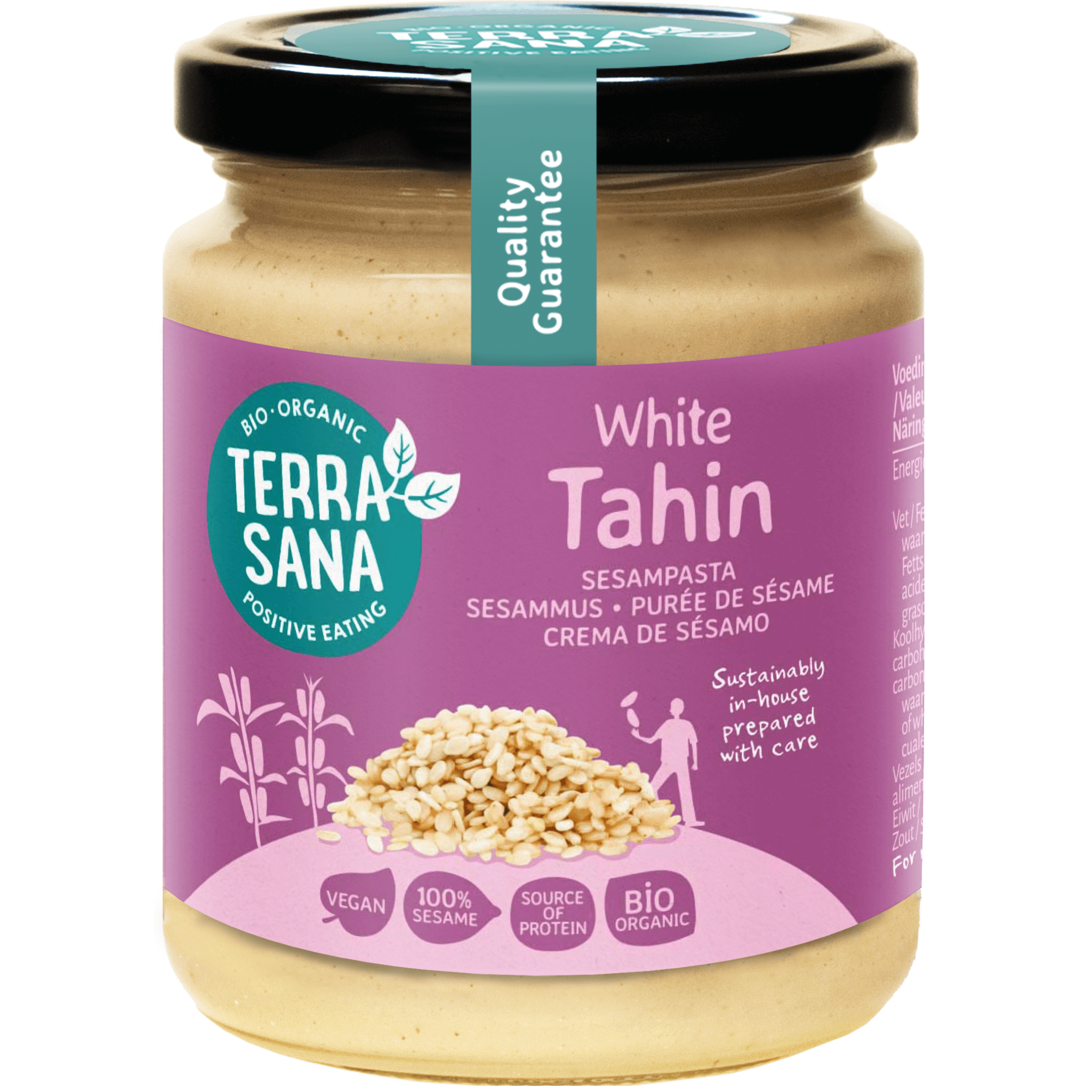 Tahini białe (pasta sezamowa) BIO 250 g - TerraSana
