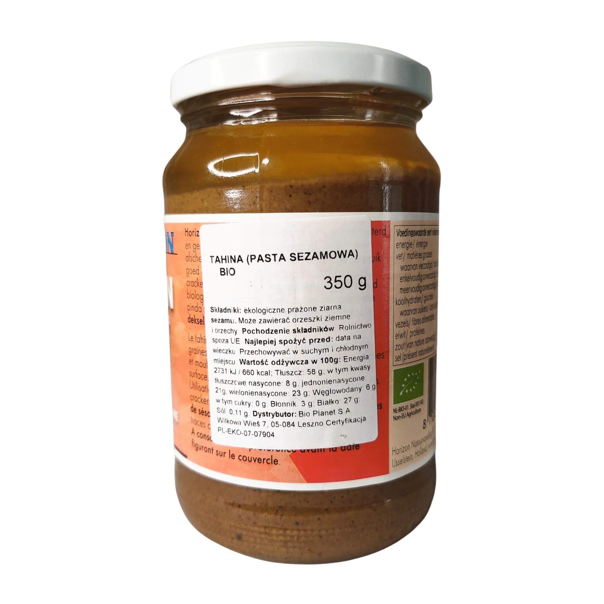 Tahini (pasta sezamowa) BIO 350 g - Horizon