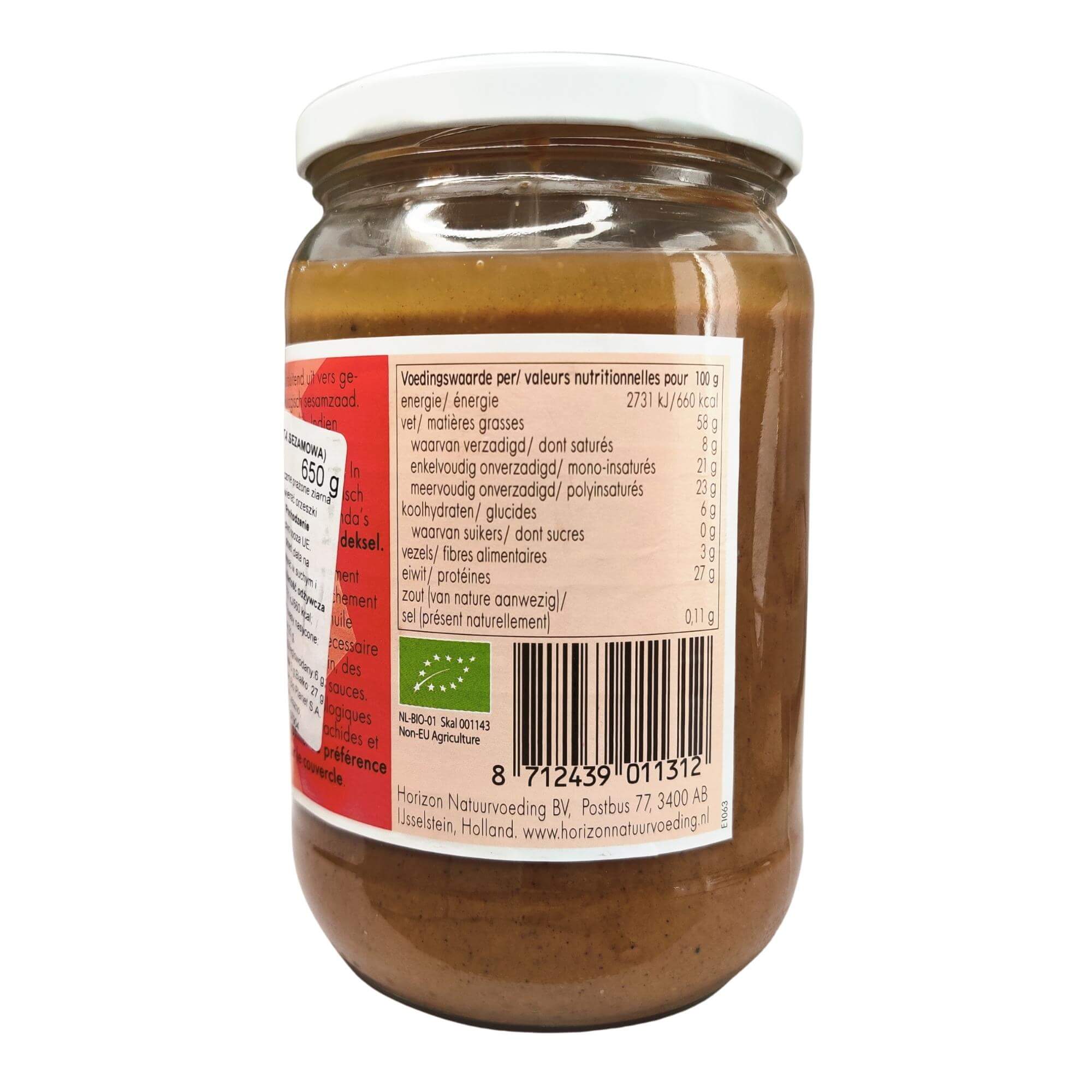 Tahini (pasta sezamowa) BIO 650 g - Horizon