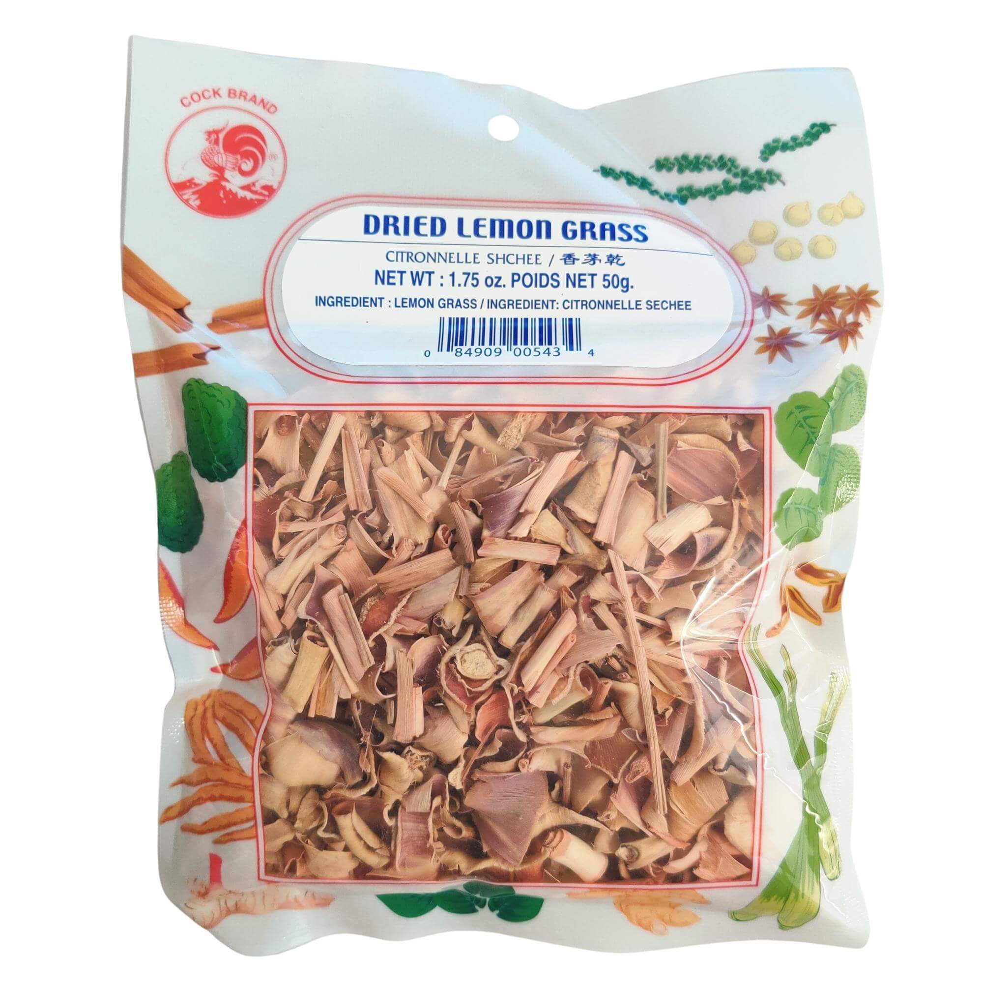 Trawa cytrynowa suszona 50 g - Cock Brand