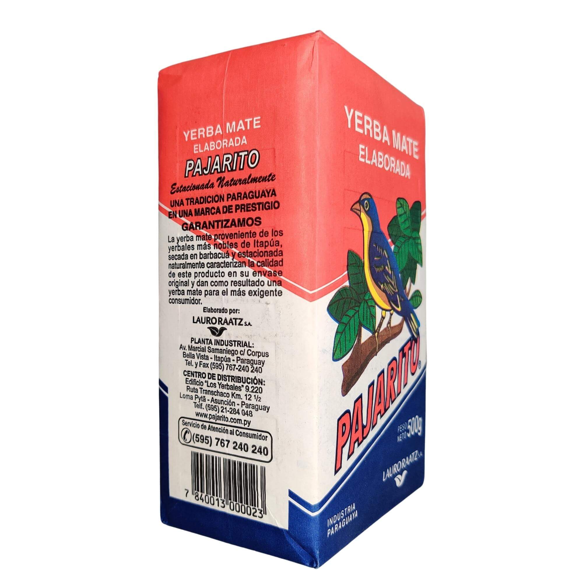 Yerba Mate Pajarito 500 g - Lauro Raatz