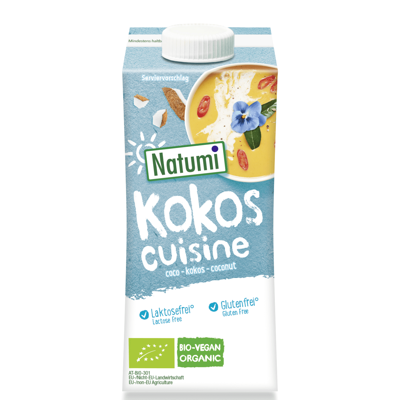 Zagęszczony produkt kokosowy do gotowania i pieczenia bezglutenowy BIO 200 ml - Natumi