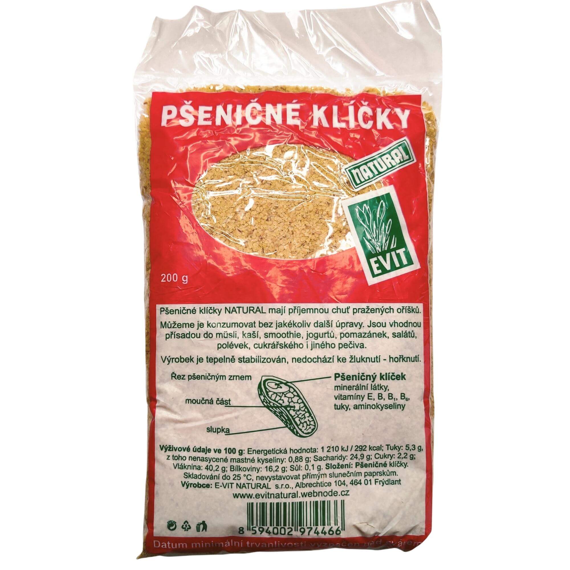 Naturalne zarodki pszenne Evit