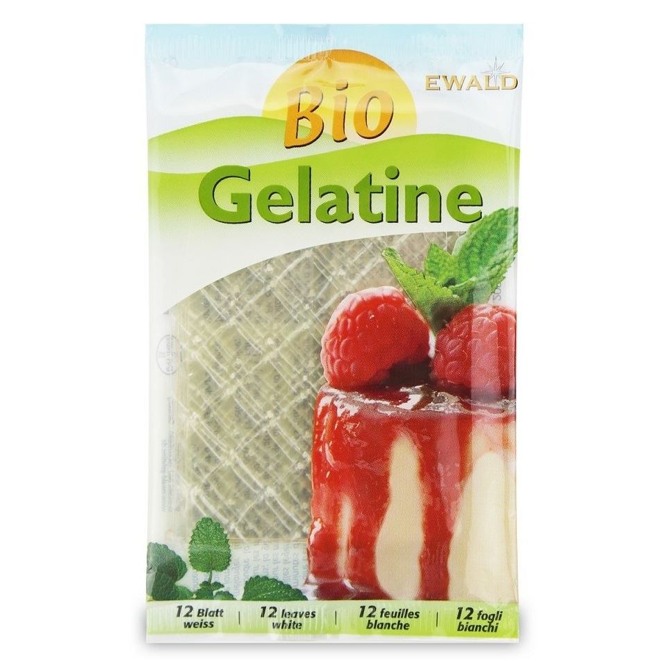 Żelatyna w listkach BIO 20 g - Ewald
