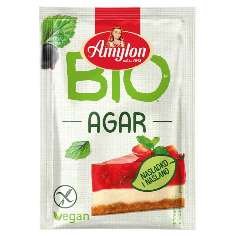 Agar-agar bezglutenowy BIO 10 g - Amylon