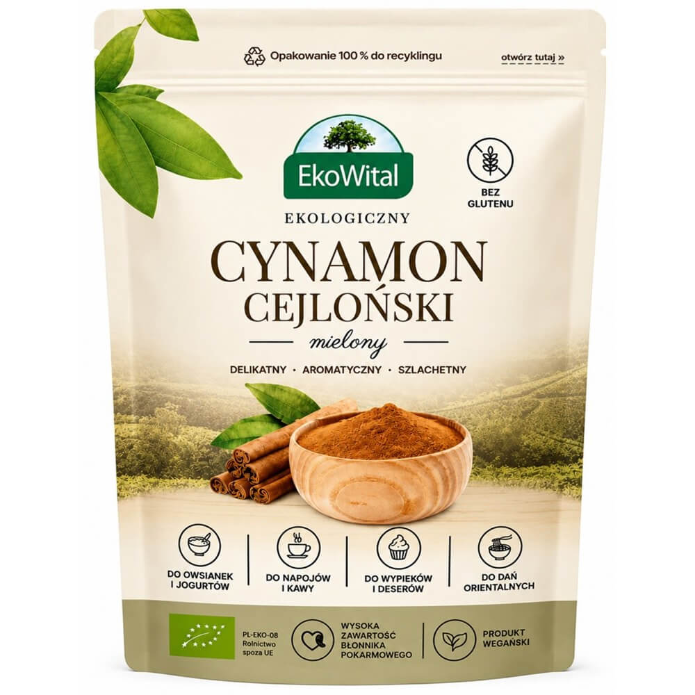 Cynamon cejloński mielony BIO 50 g - EkoWital