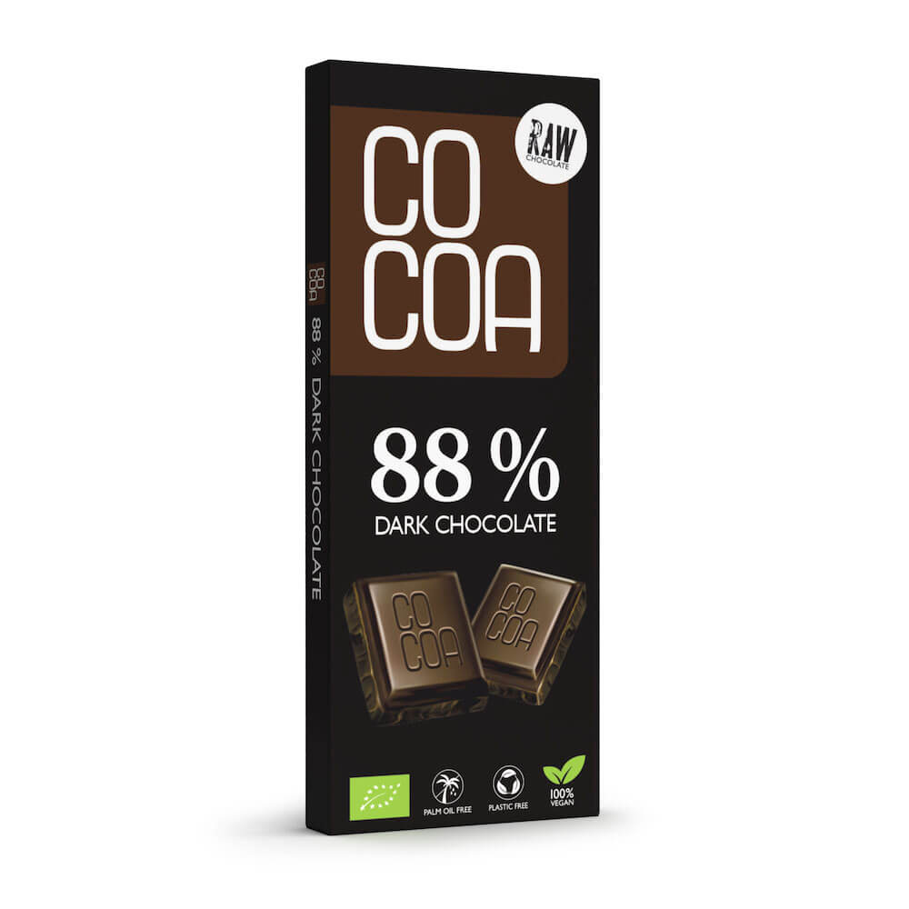 Czekolada gorzka surowa 88% BIO 40 g - Cocoa