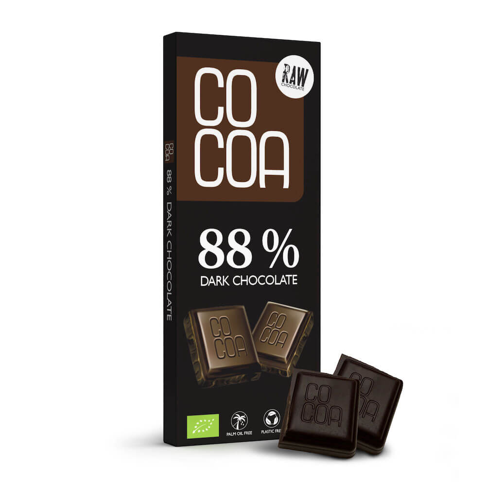 Czekolada gorzka surowa 88% BIO 40 g - Cocoa