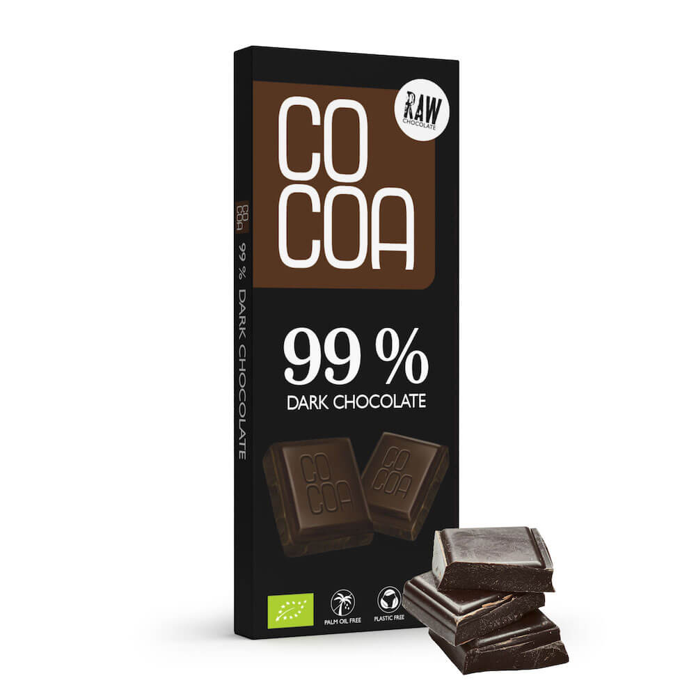 Czekolada gorzka surowa 99% BIO 40 g - Cocoa