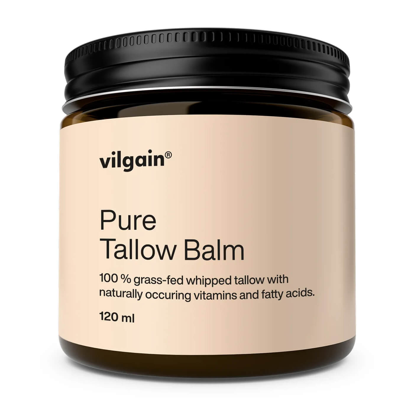 Czysty balsam z ekologicznego łoju wołowego (Pure Tallow Balm) 120 ml - Vilgain