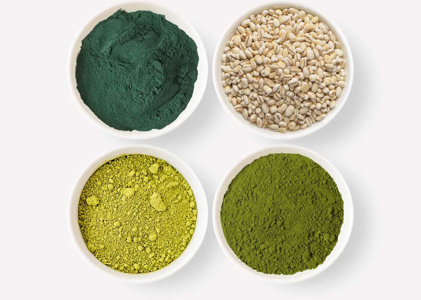 Greens Mix: chlorella, spirulina, zielony jęczmień, matcha 300 g - Vilgain