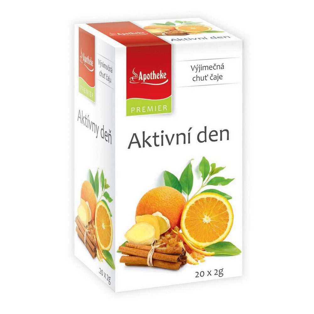 Herbata Aktywny Dzień (20 x 2 g) 40 g - Apotheke