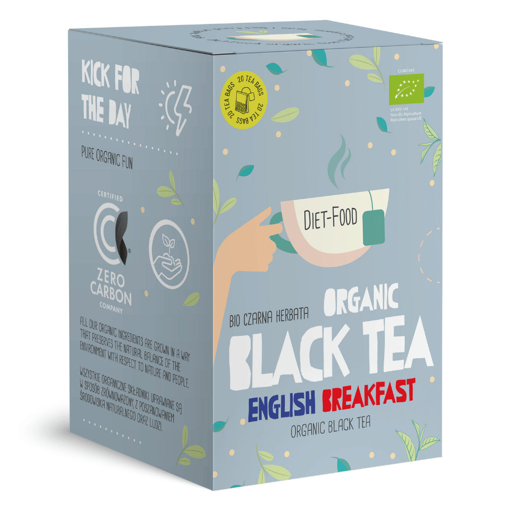 Herbata czarna English Breakfast BIO (20 x 2 g) 40 g - Diet-Food