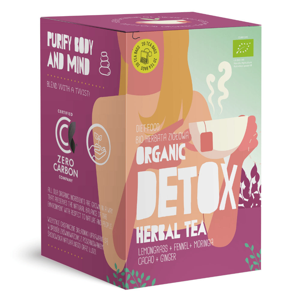 Herbata Detox z trawą cytrynową BIO (20 x 1,5 g) 30 g - Diet-Food